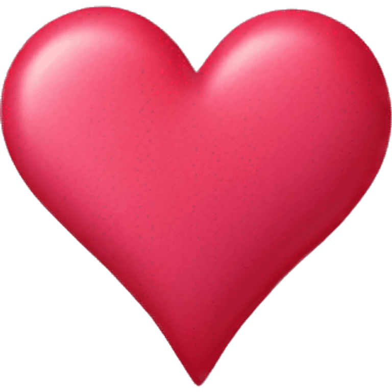 Pink heart with red edges emoji