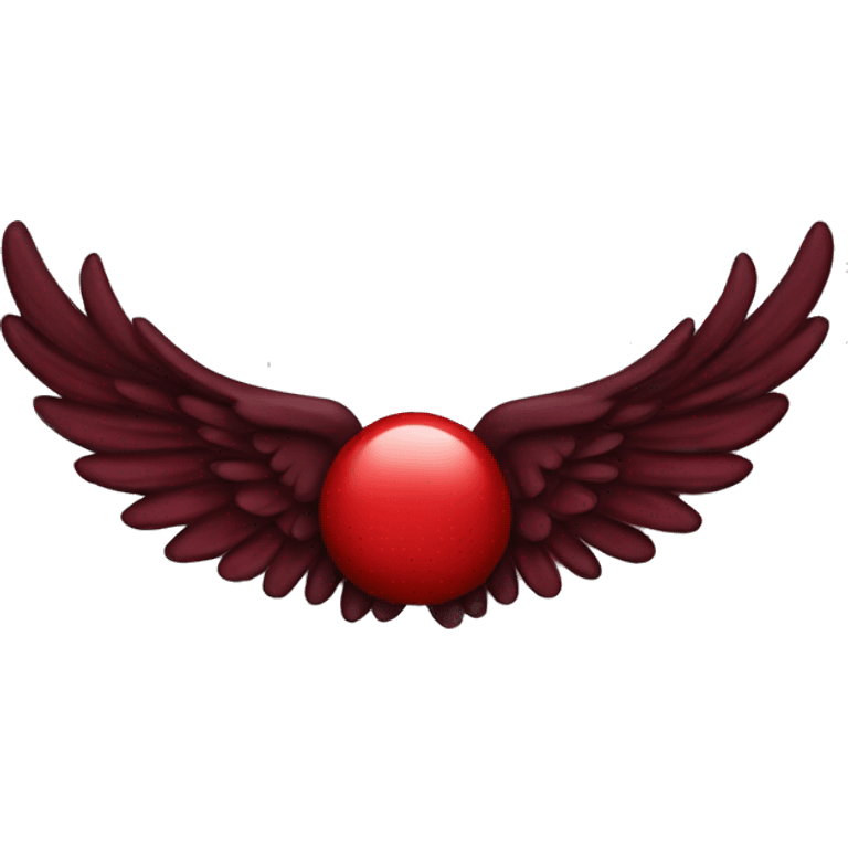 dark red wings emoji