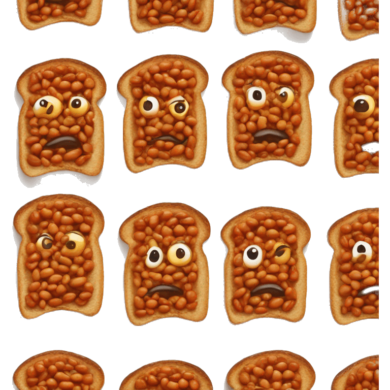 baked beans on toast emoji