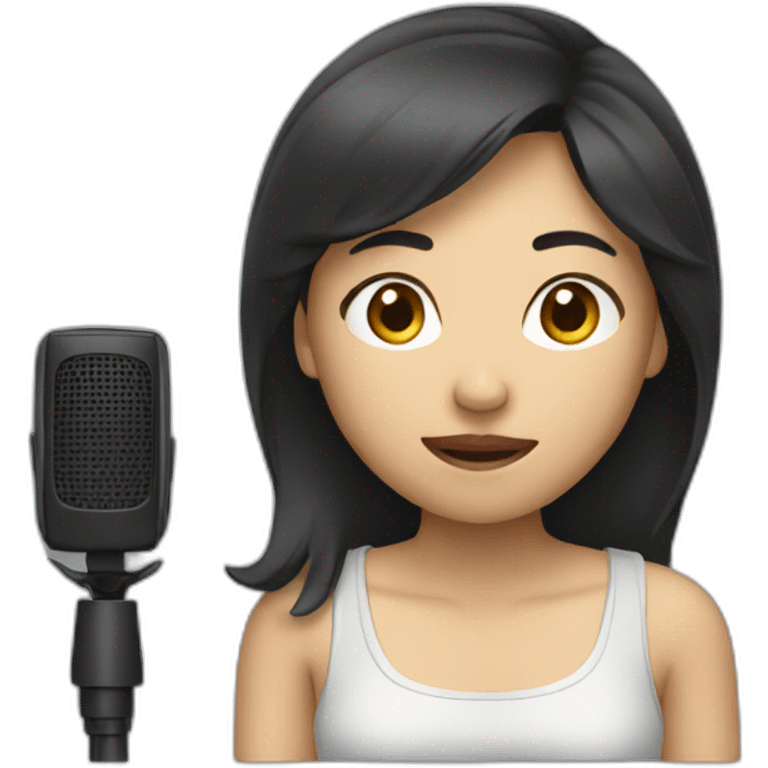 asian female recording video emoji