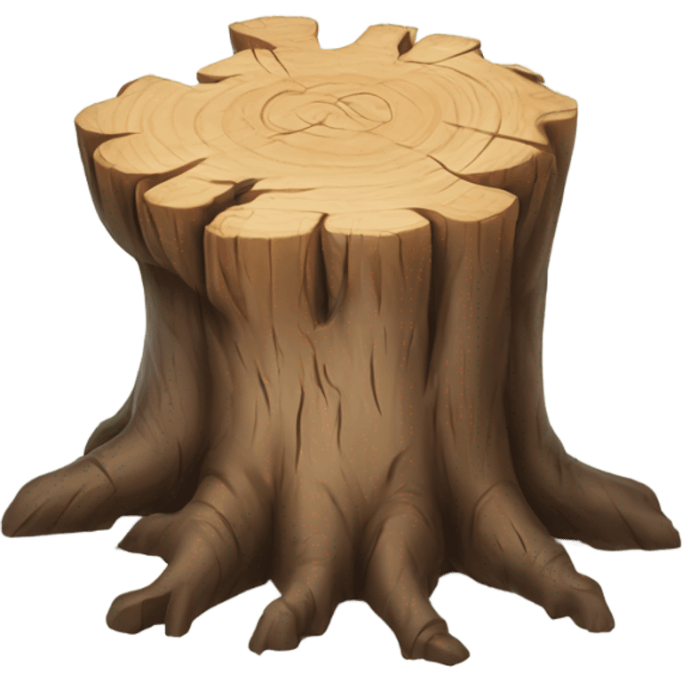 mental tree stump emoji