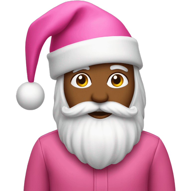 christmas pink emoji