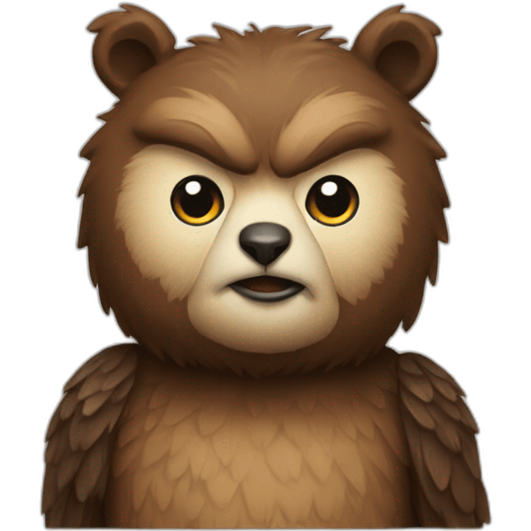 Owl bear emoji