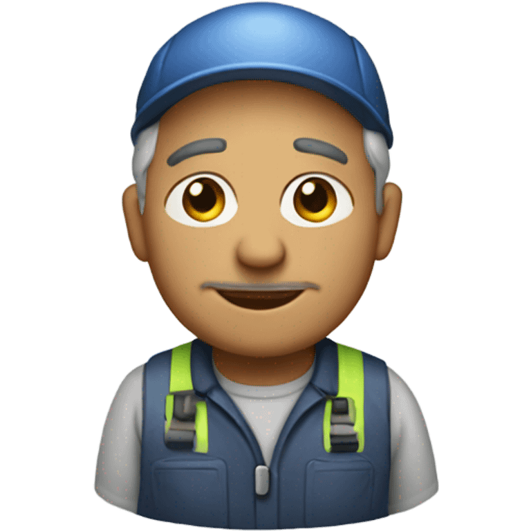 50 year old maintenance worker emoji