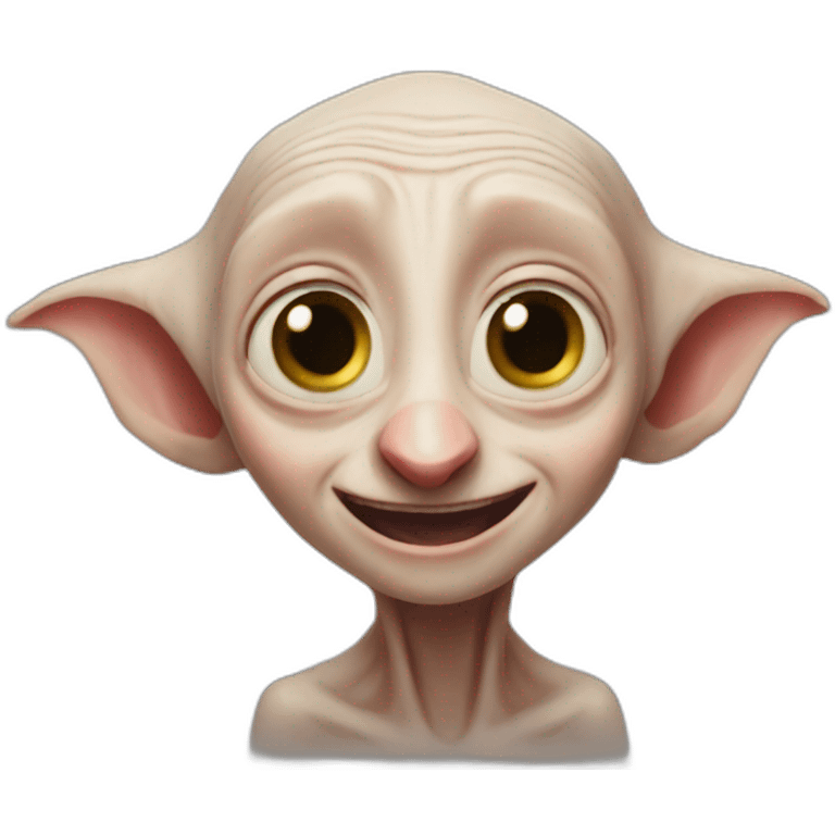 Dobby happy portrait emoji