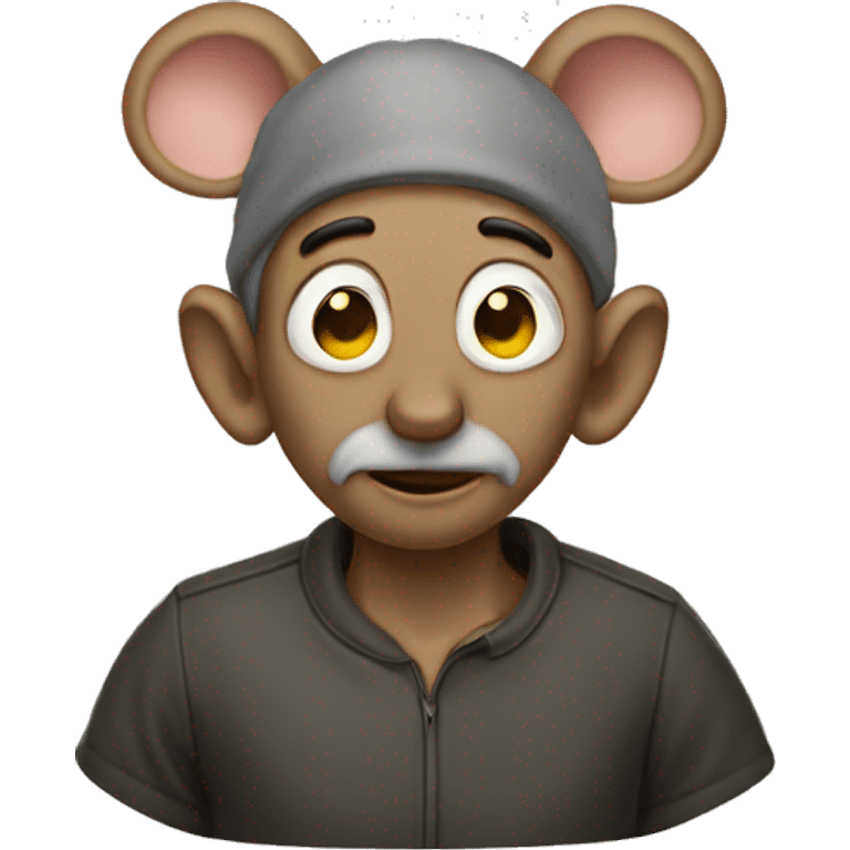 human like mouse man emoji