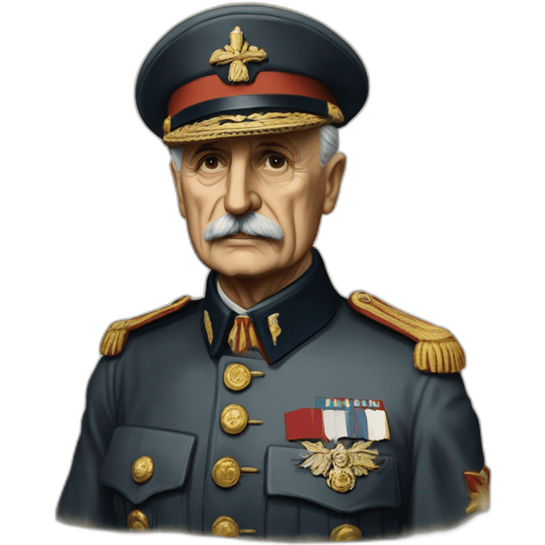 Général petain france 1945 emoji