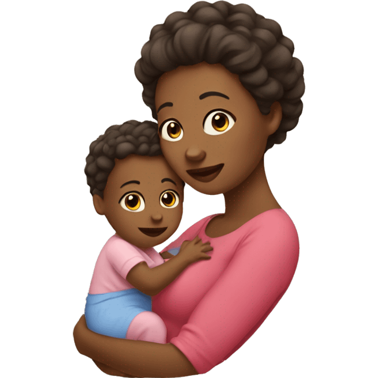 mom and baby emoji