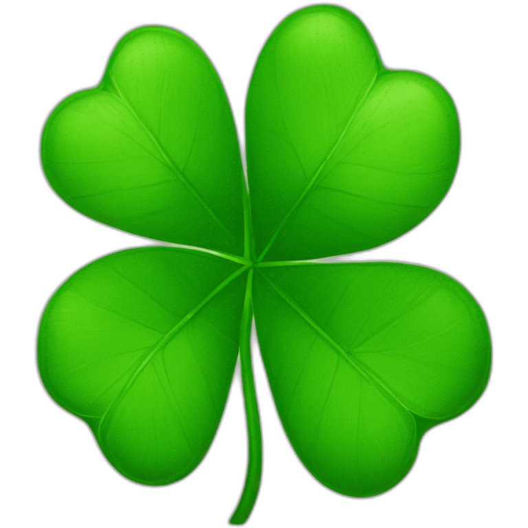 four leaf clover emoji