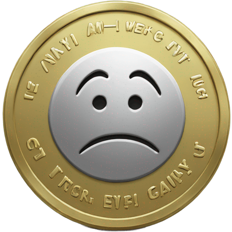 coin with the inscription 1 week emoji