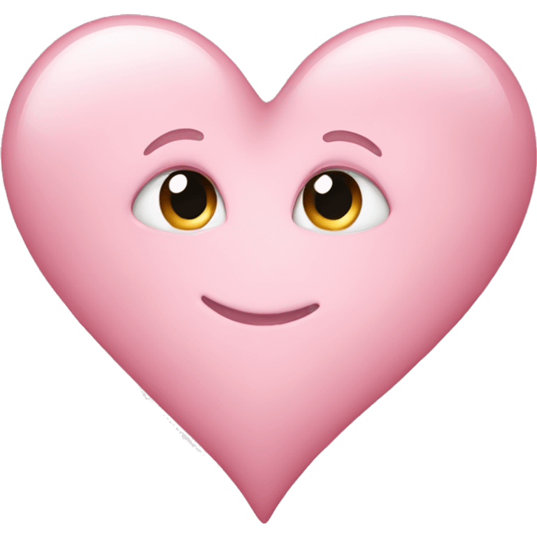 Light pink heart  emoji