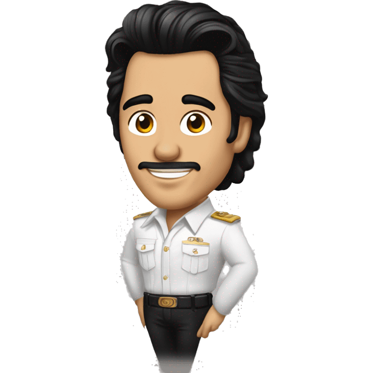 Alcalde Jhonny Fernández con su Peinado similar a Presley  emoji