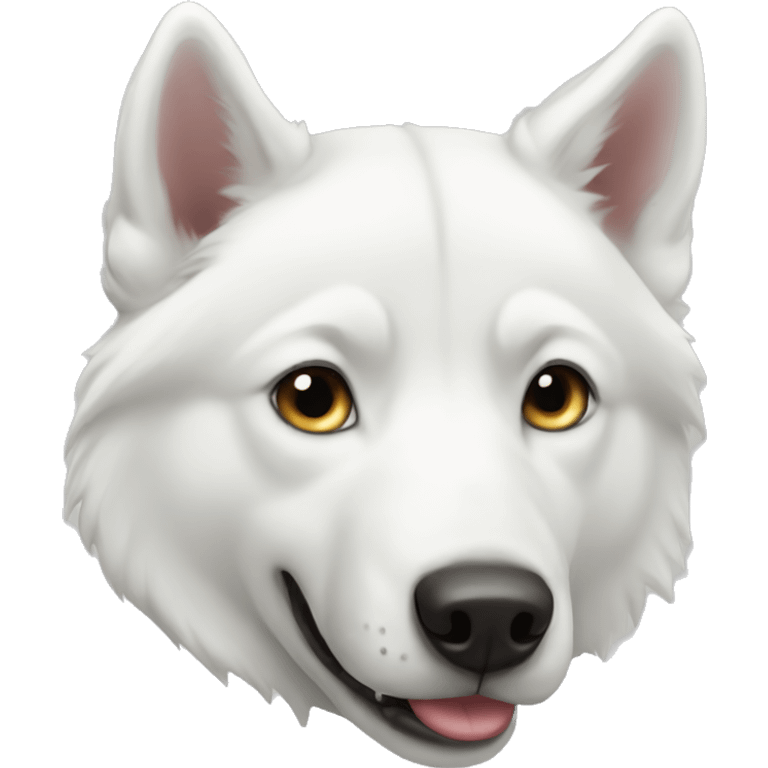 white-husky emoji