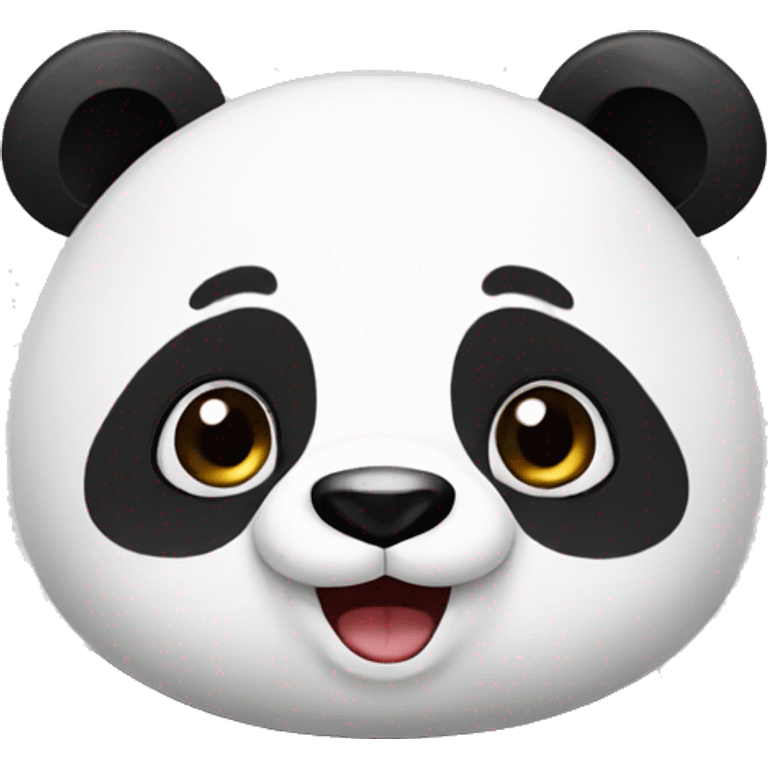 panda say hi emoji