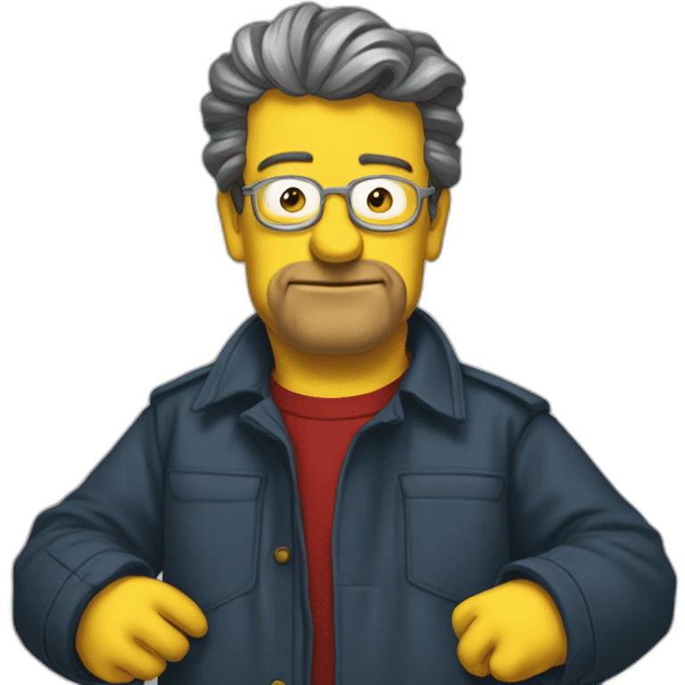 Mélenchon simpson emoji