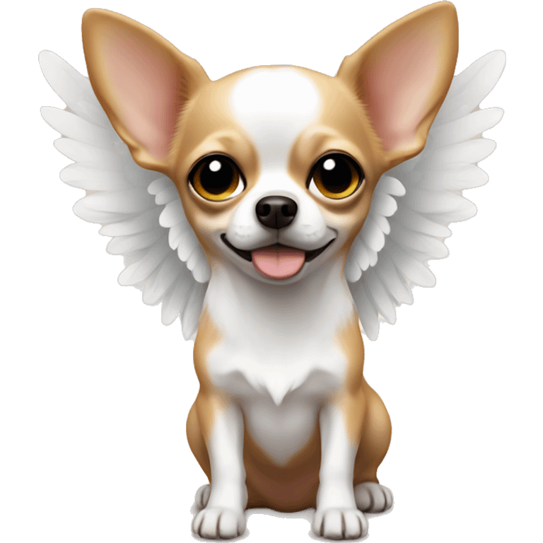 chihuahua angel emoji