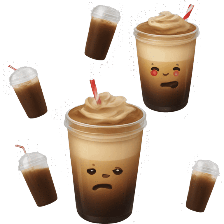 Ice coffee  emoji