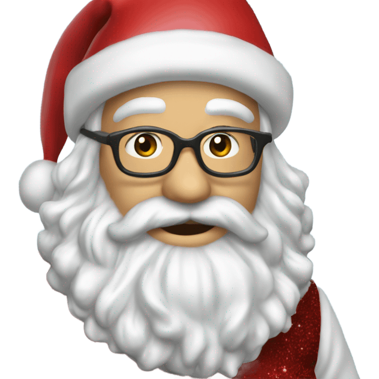 Crystal Palace Santa black emoji