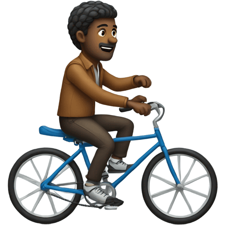 Man on a bike emoji