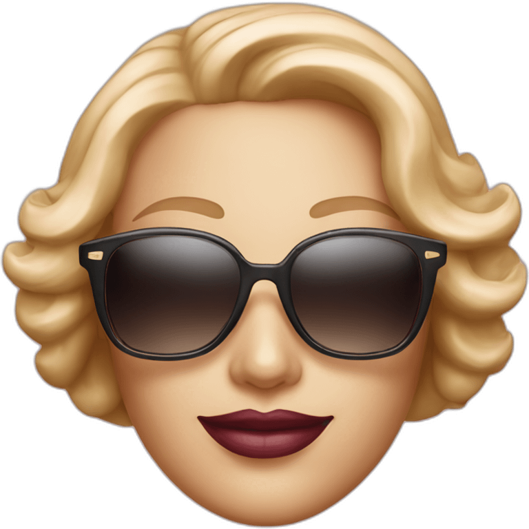 estee lauder with sunglasses emoji