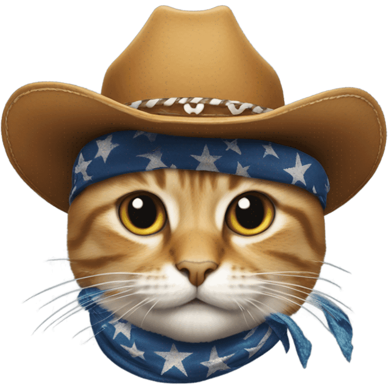 Texan cat emoji