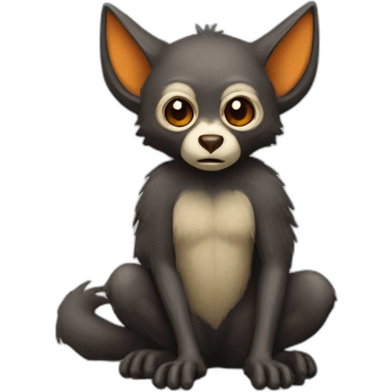 bat fox monkey emoji