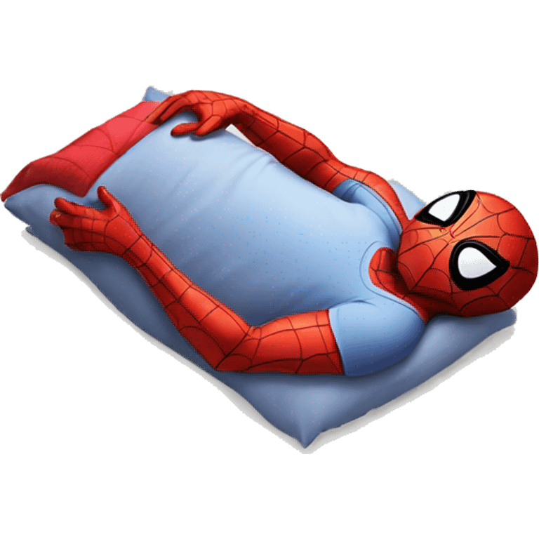 Spider-Man sleeping emoji