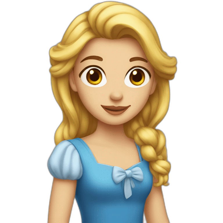 Fille belle emoji