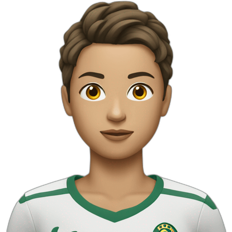 Ronaldo en femme emoji