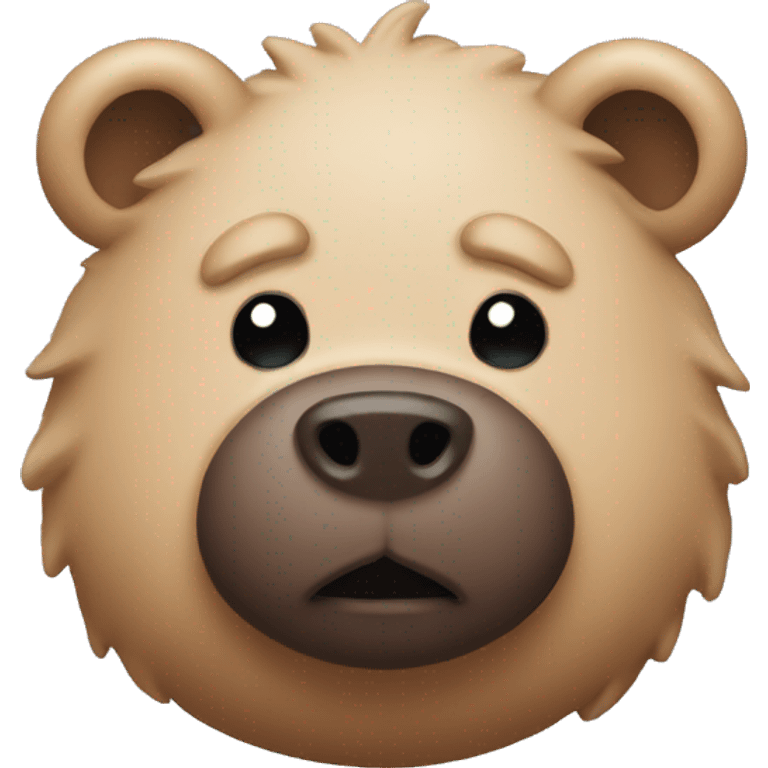 teddy head hog  emoji