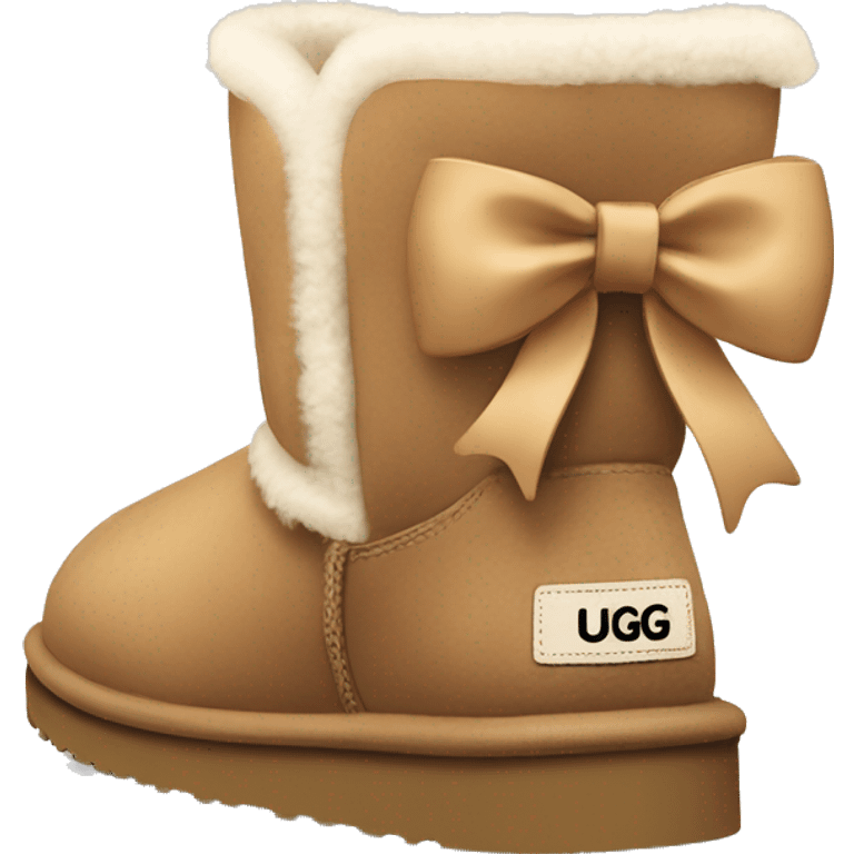 ugg’s with bow emoji