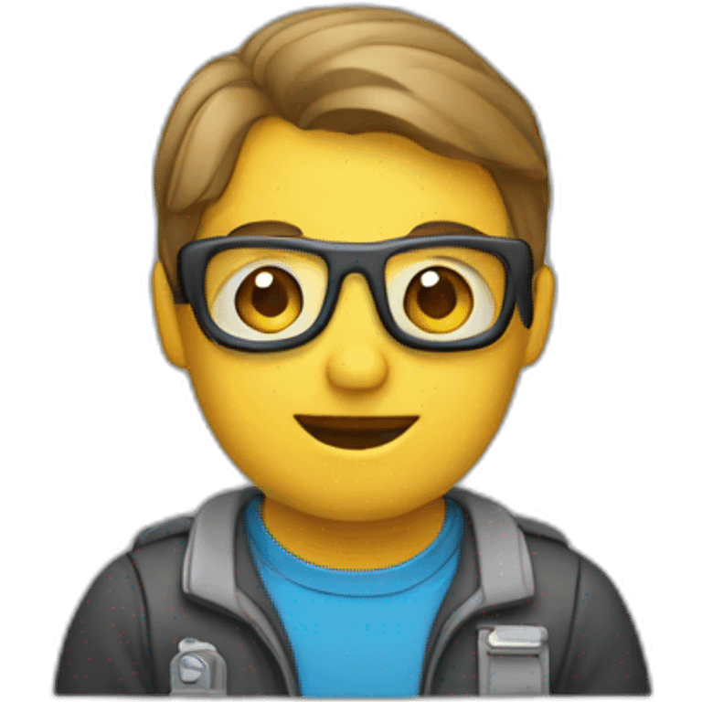 programmer work on the computer  emoji