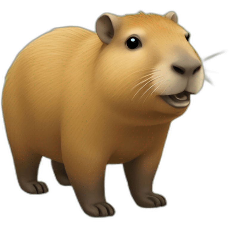 capybara backpacking emoji