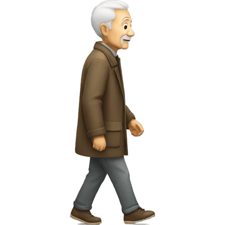 Old man walking emoji