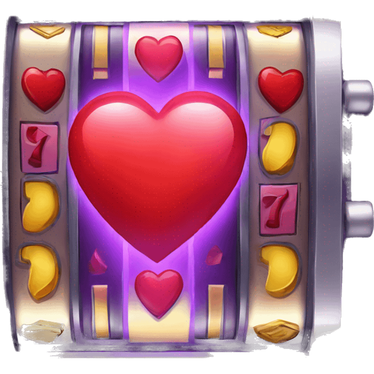 slot Machine heart emoji