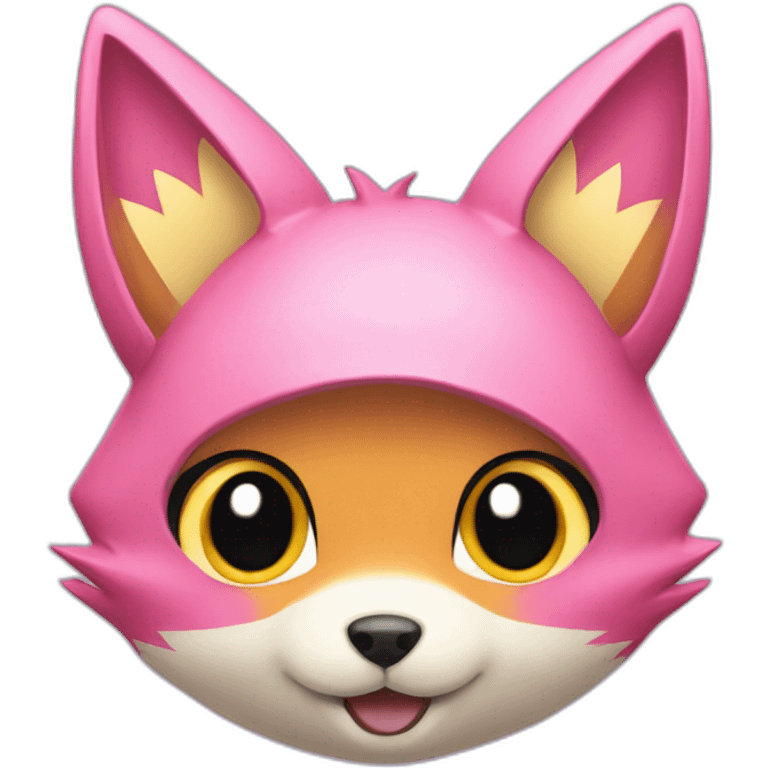 pink pikachu fox emoji