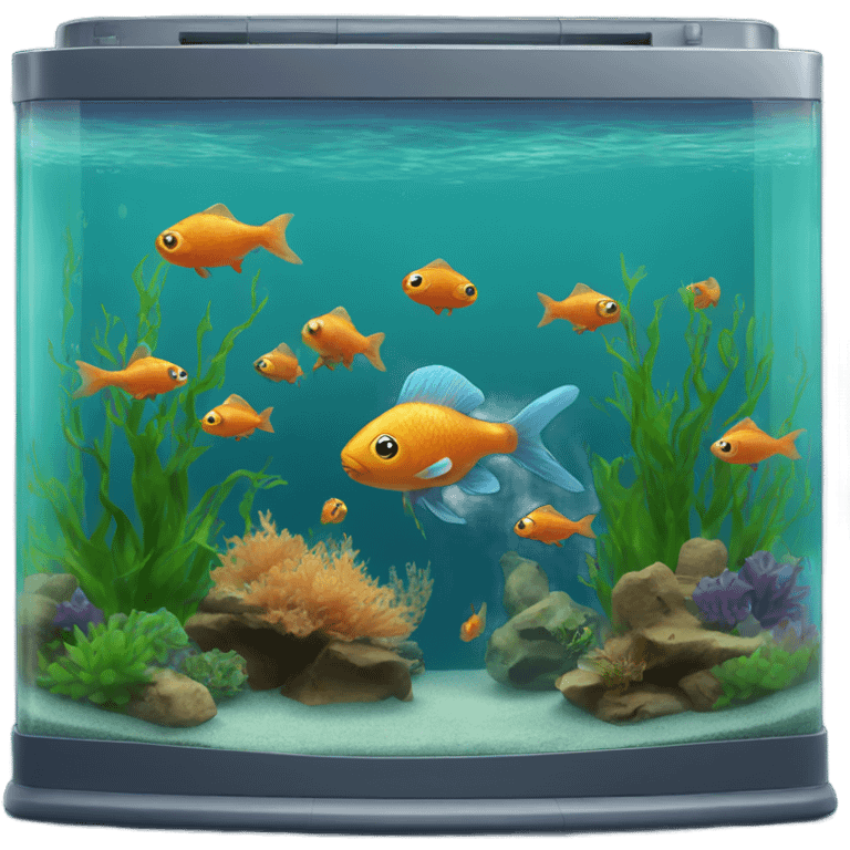 Fish tank, tank  emoji