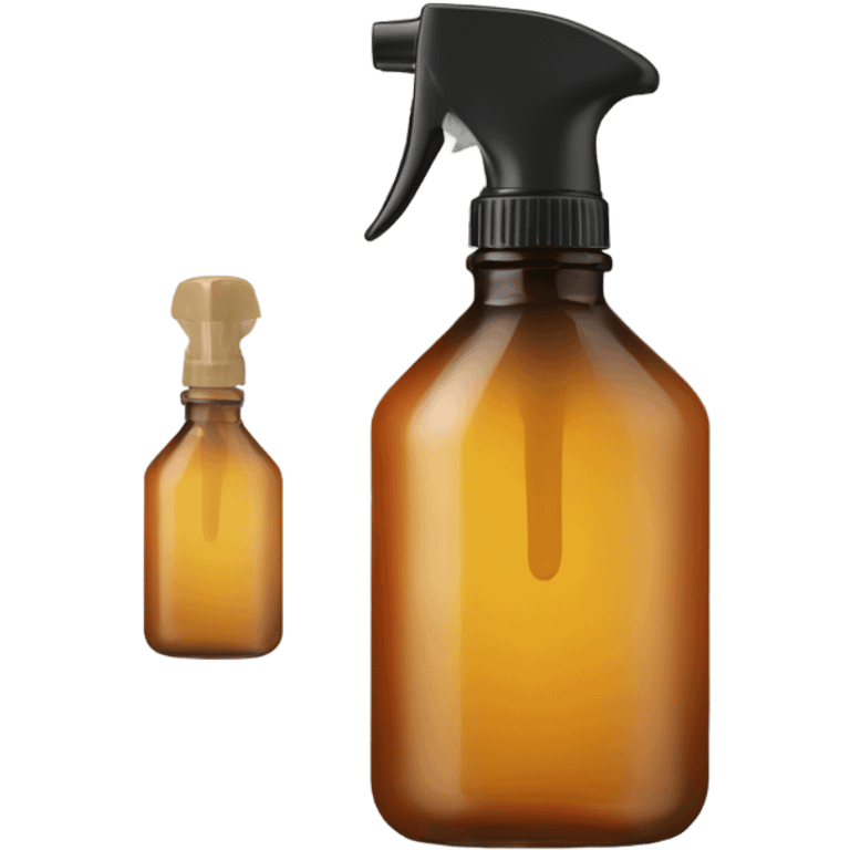 Amber glass spray bottle emoji