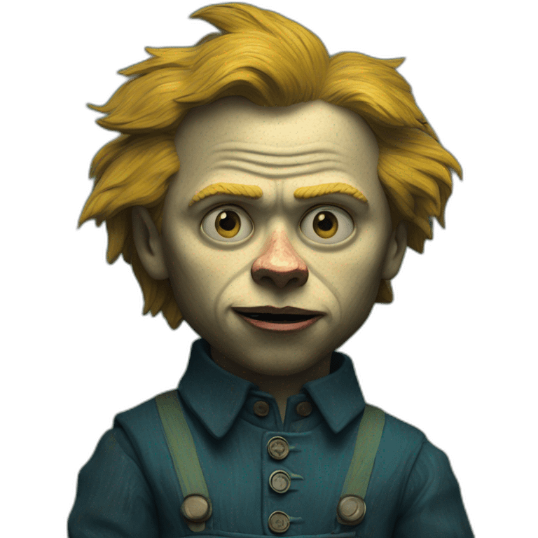 Van Gogh as chucky emoji