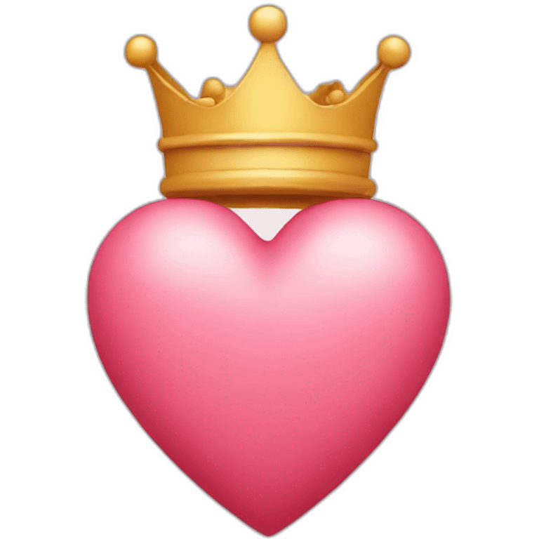 Heart with crown  emoji