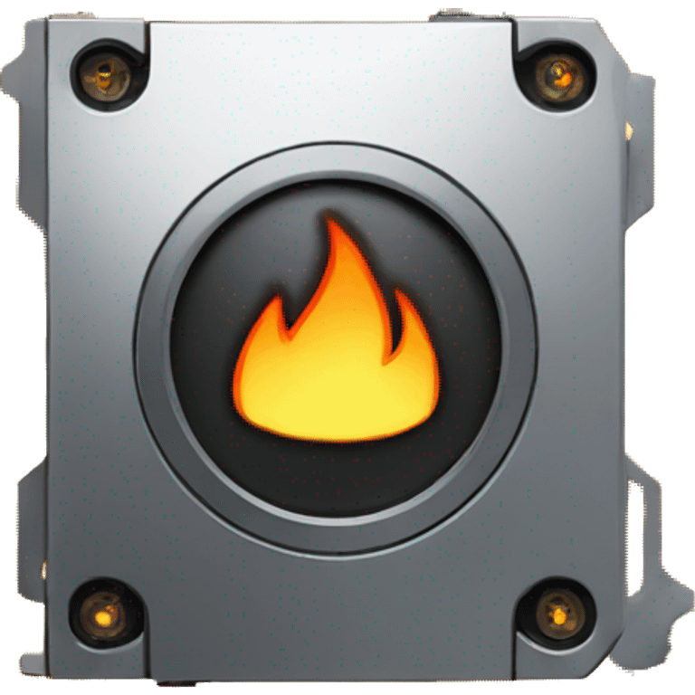 graphics card with fire gpu emoji