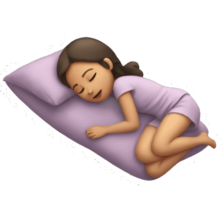 Girl sleeping  emoji