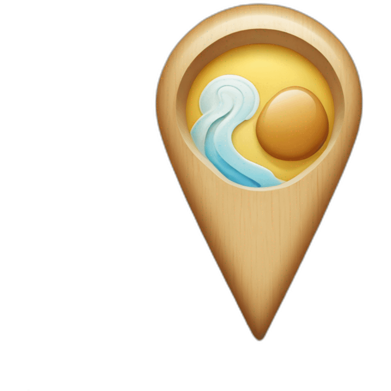 map marker that category food, only one icon emoji