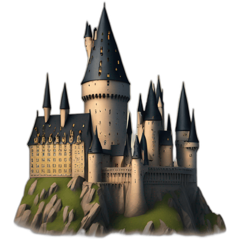 Harry Potter Hogwarts Castle emoji