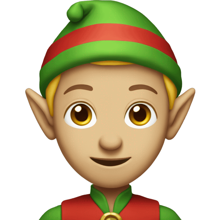 Christmas elf emoji