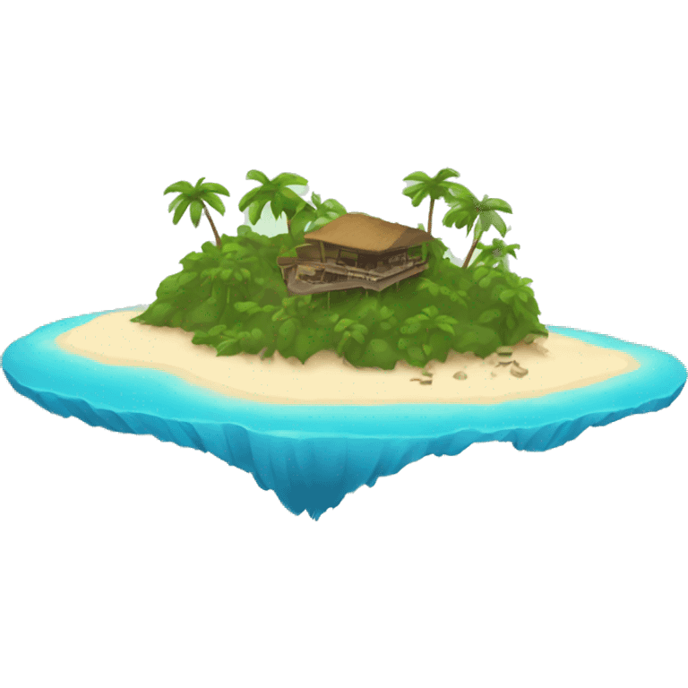 Private island  emoji