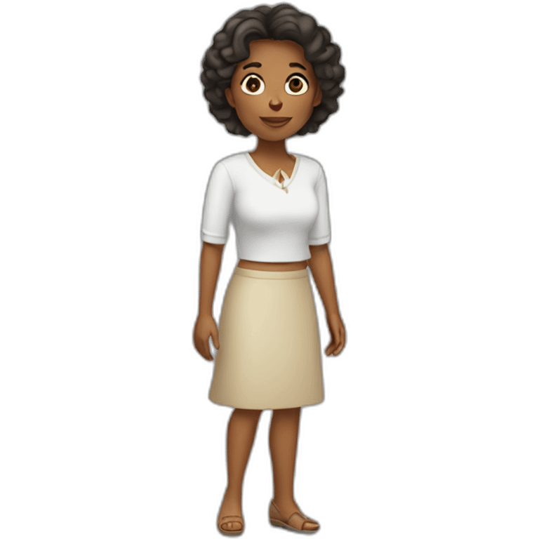 Mujer Delgada emoji