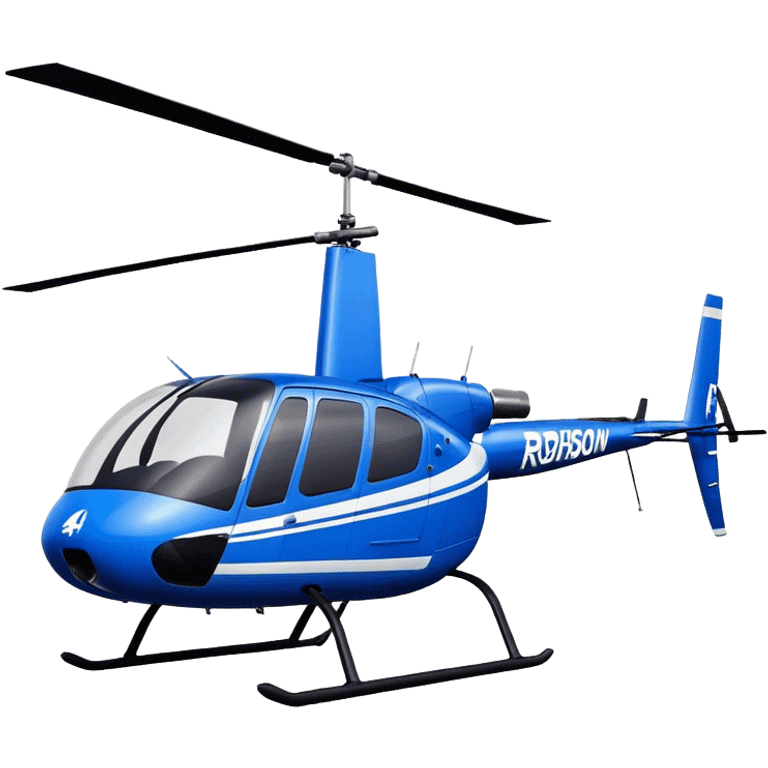 Robinson R44 - Robinson Helicopter Company (Model Year: 2021) (Iconic colour: Blue) emoji