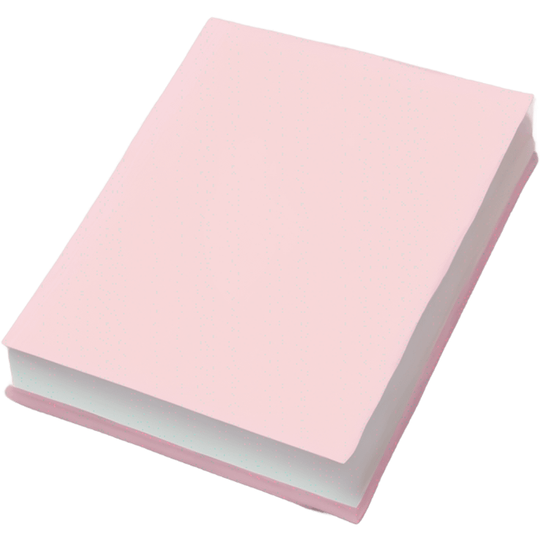 Pastel pink notepad  emoji