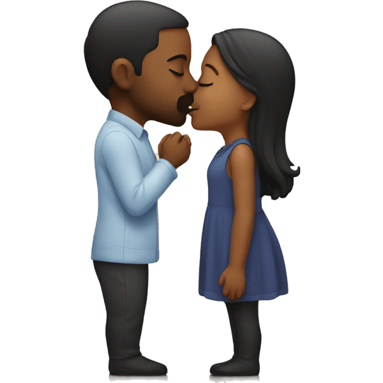 people kissing each other emoji